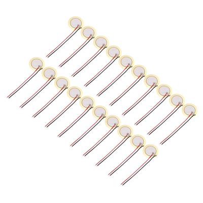 Uxcell Cerâmica Piezoelétrica Cerâmica Piezoelétrica de Uso Geral 27mm para Alarmes Eletrônicos Sensores Buzzer, Pacote com 20, Buzzer, Buzzer, 0,33mm