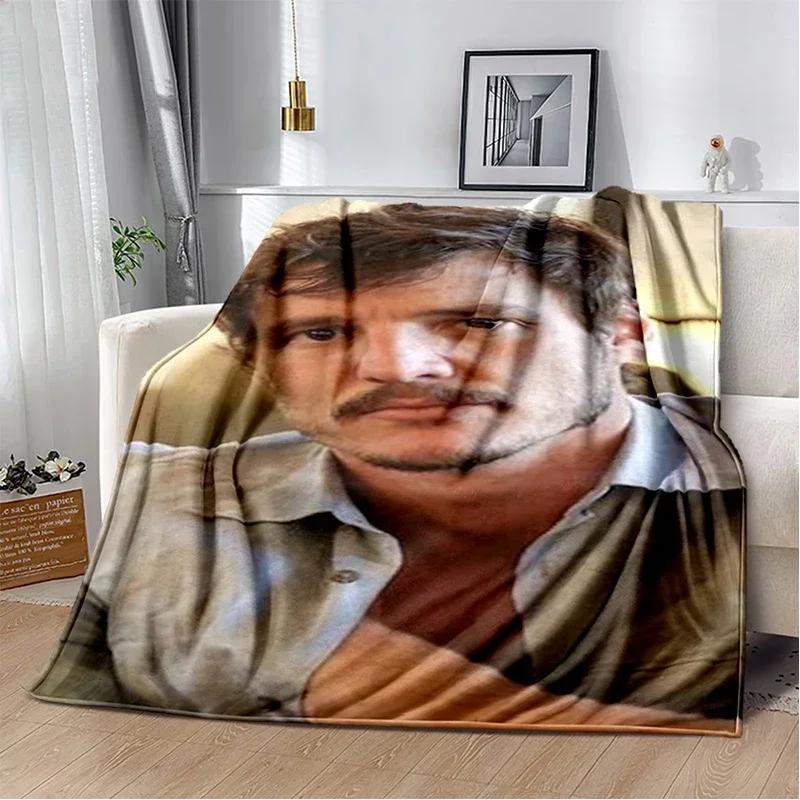Jose Pedro flannel blanket, home office leisure sofa blanket, multi-functional travel portable warmth blanket gift blanket