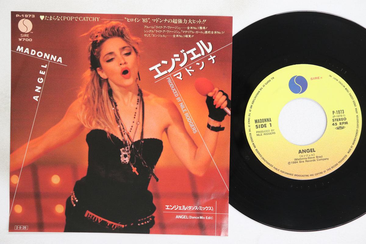 

7inch Record MADONNA Angel P1973 SIRE 1985 Japan Pop Used