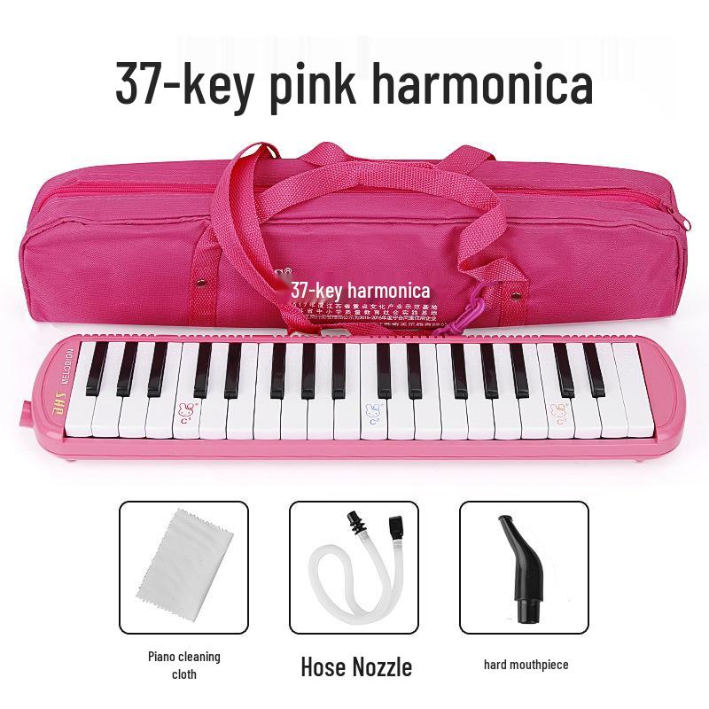 Qimei 37-Key Harmonica for Students, Teacher-Recommended 32-Key Harmonica for Children