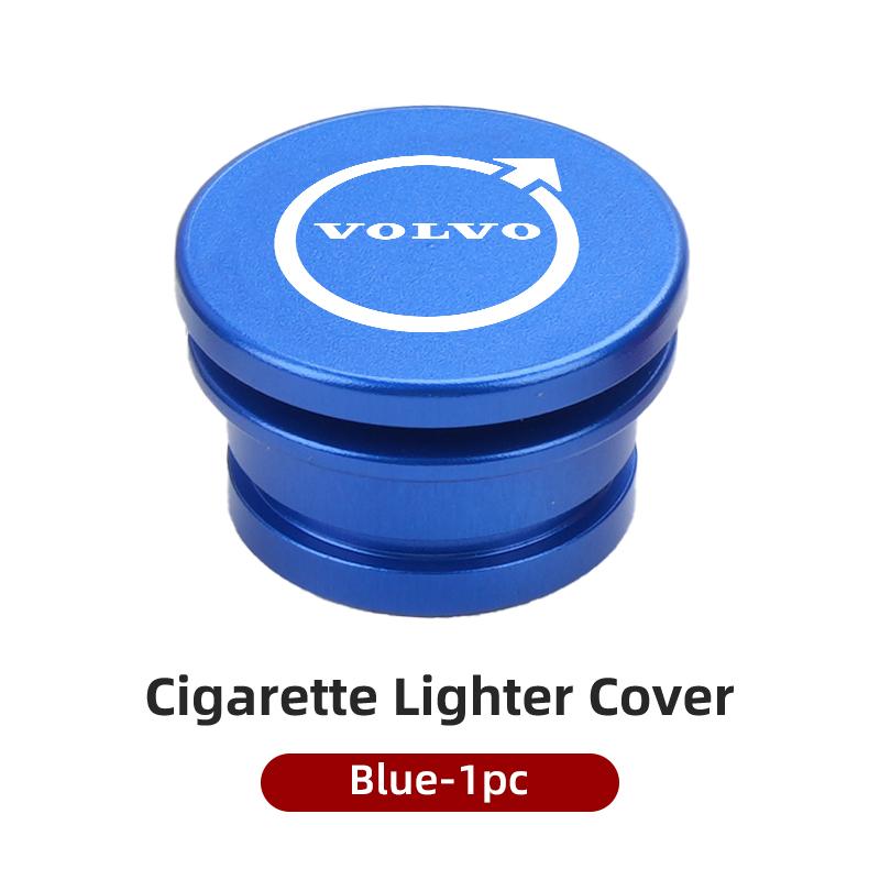 Metal Car Cigarette Lighter Cover Decorative Cover DustProof Dust Cover Auto Accessories For Volvo XC60 S60 V70 XC90 S70 XC70 PF7