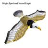 Luminous Bird Repellent Hanging Eagle With Music Flying Bird Scarer Garden Decoration Portable Flying Bird Garden Decor