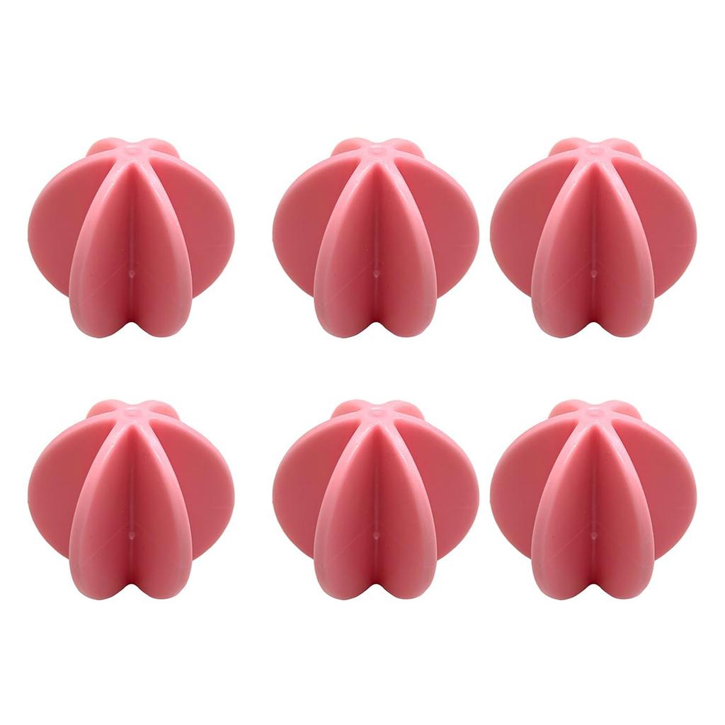 6Pcs Multicolor Protein Shaker Balls for Smooth Mixing In Shake Bottles Random Color Plastic Blending Balls