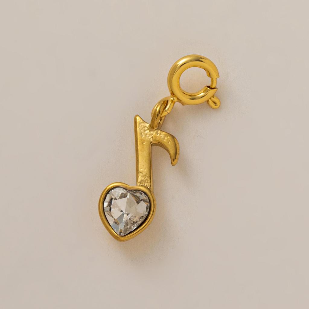 18K Gold Edelstahl Grenzüberschreitendes Anhänger: DIY-Serie nach Maß für Frauen