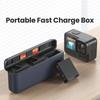 Fast Charging Box for 13 Action Camera Batteries with Modes Switching and USB Type C Port