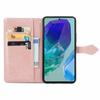 For Samsung Galaxy S24 FE Case Mandala Embossed Design Leather Wallet Phone Cover