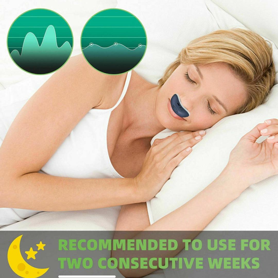 

Lvye Micro Electric CPAP Noise Anti Snoring Device Sleep Apnea Stop Snore Aid Stopper