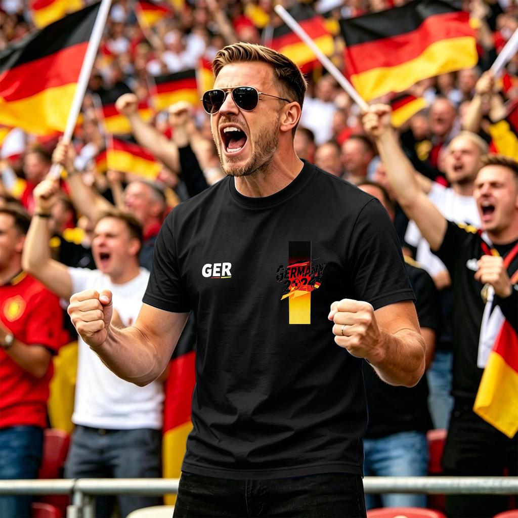 Unisex German Soccer Fan Top for Day Support