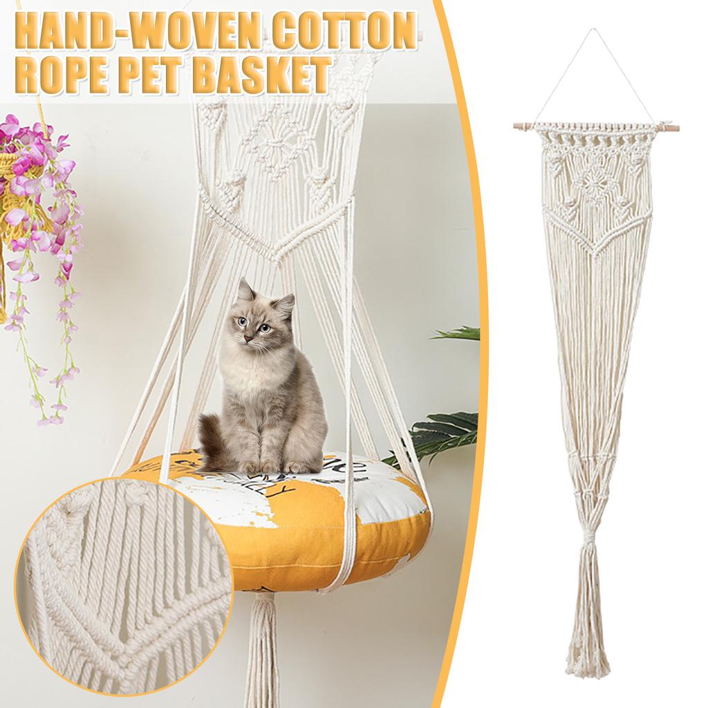 Buy Pure Handmade Cotton Woven Tapestry Cat Supplies Pet Litter Cat