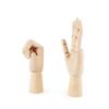 Promotion! 7inch Wooden Sectioned Opposable Articulated Left/Right Hand Figure Manikin Hand Model for Drawing, Sketching, Painti