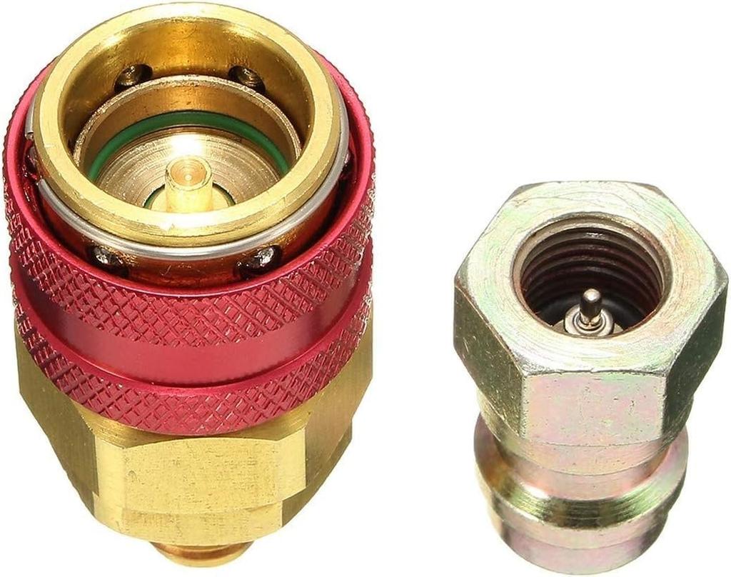 Brass Car Coupler Adapters For R134A Quick Coupler Fitting Quick Coupler Adapters Adapters Car High