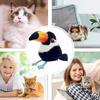 USB-aufladbares flatterndes Vogel-Katzenspielzeug Elektrisches interaktives Katzenspielzeug Katzensportspielzeug Raumaktivität