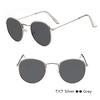 Classic Small Frame Round Sunglasses Women/Men  Designer Alloy Mirror Sun Glasses Vintage Eyeglass