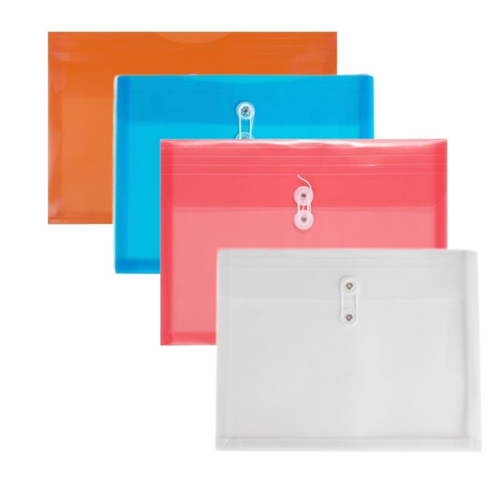 

12 пакетов разных цветов, формат A4, сумка для документов по контракту, пластиковые конверты для хранения пуговиц и веревочных завязок