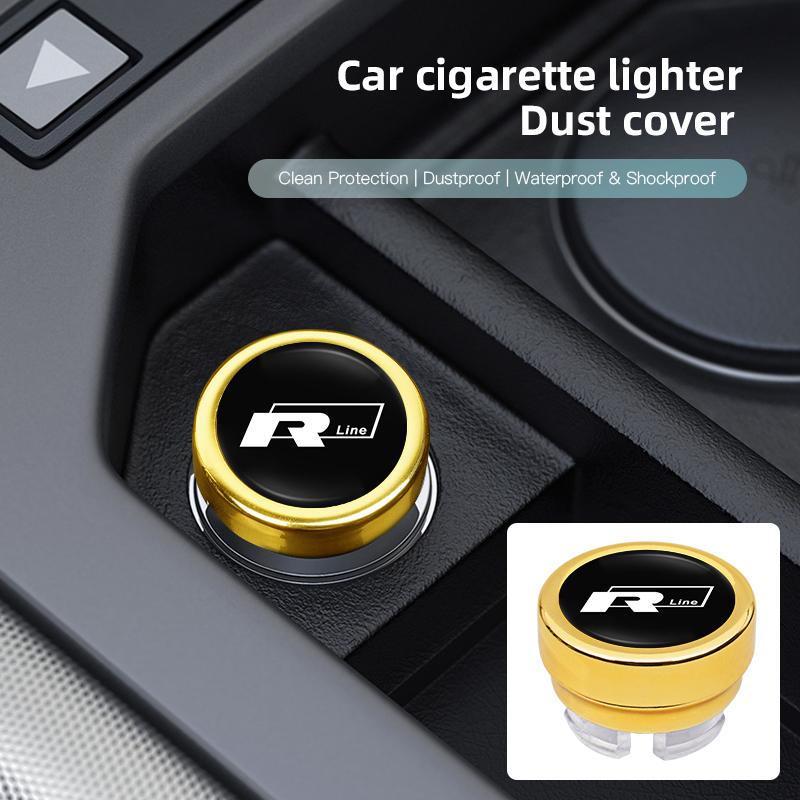Car Cigarette Lighter Dust Cap Power Port Dustproof Cover Plug Tire Valve For VW Golf Tiguan Jetta Passat Polo Touran GTI Caddy