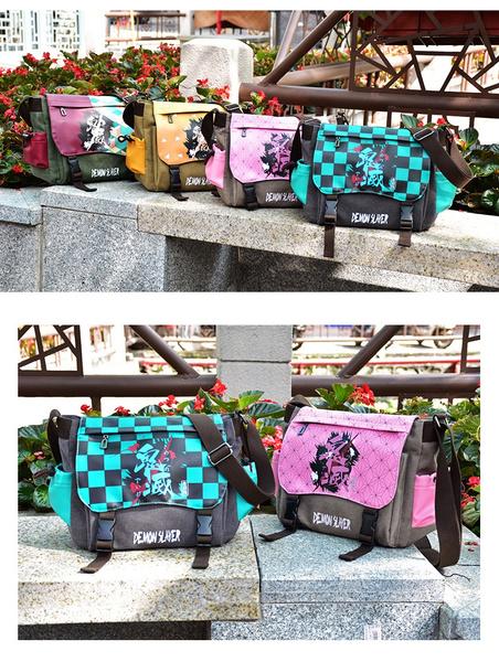 Anime Demon Slayer Messenger Bag ONE PIECE School Bag Backpack