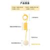 Cat Toy Suction Cup Spring Rabbit Fur Ball Stretchable Elastic Rope Bite Resistant Self Interactive Cat Teaser