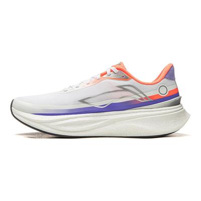 Li Ning Chasing Wind 2 Zweifarbig Professionelle Trainings-Laufschuhe Herren Sneaker Weiß Orange ARPW011-6