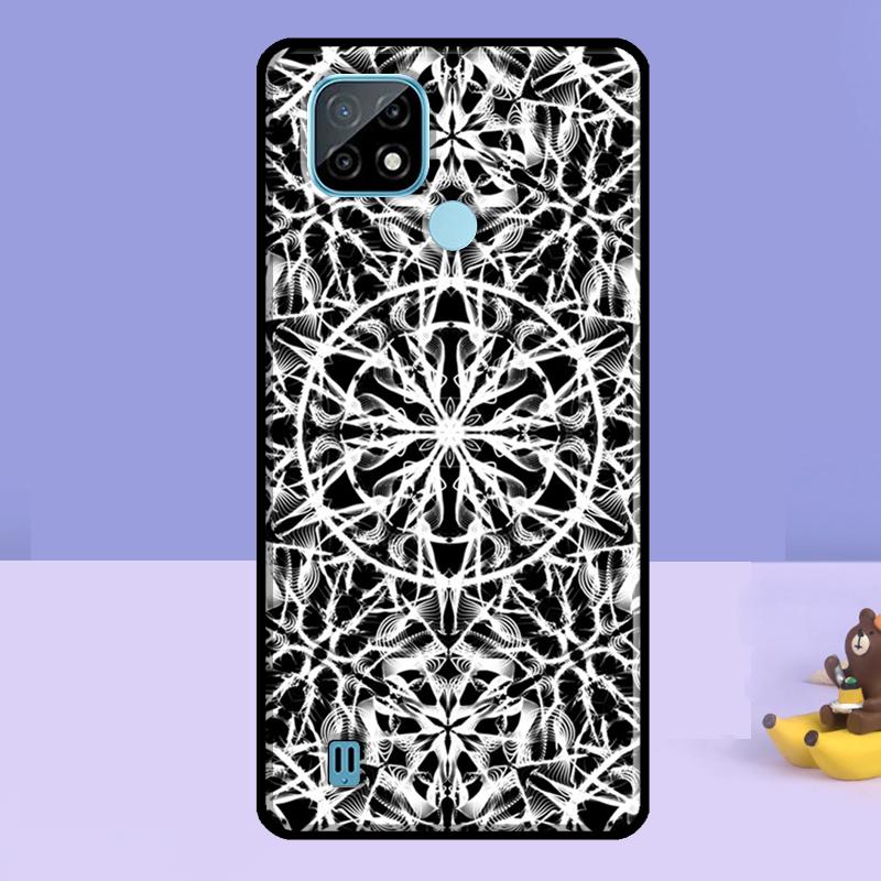 Mandala Pattern Case For Realme GT 7 Pro 6 6T C75 C67 C61 C55 C53 C51 C35 C21Y C25S 10 11 12 13 14 Pro Plus
