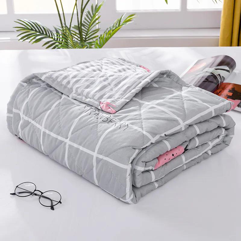 Summer Air Conditioning Double Cooling Dormitory Single Thin Washable Machine Washable Summer Blanket