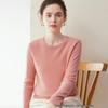 Pure Cashmere 12-Gauge Lace Round Neck Knitted Top