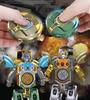 Transformation Fidget Toy 360° Hand Spinner Robot Toy Deformation Robot Gyro Finger Toy Stress Relief Action Figure designed for Kid Present