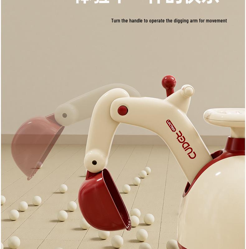 Multifunctional Baby Rocking Horse & Peanut Car with Silent Wheels and Anti-Rollover Design