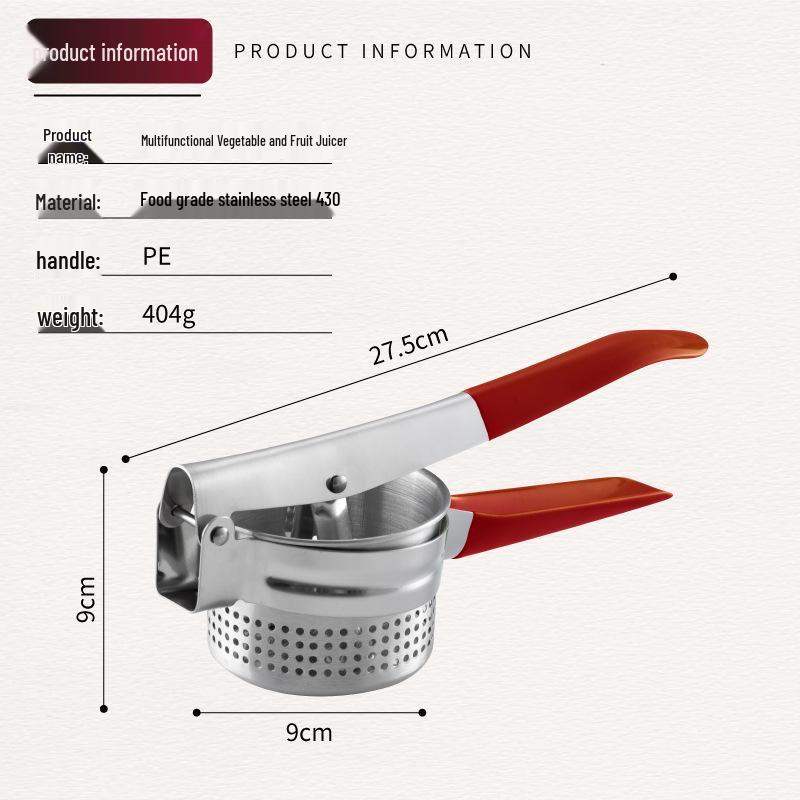 Schiacciapatate e Zucca in Acciaio Inossidabile Spremiagrumi Gadget