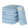 Towel Laboratory Face Saxe Set of JapanTechnology [Naturally Soft] #024 Towels, Blue, 5, Soft, Thick, Smooth, Long-Lasting, Fast-Absorbent, Durable,