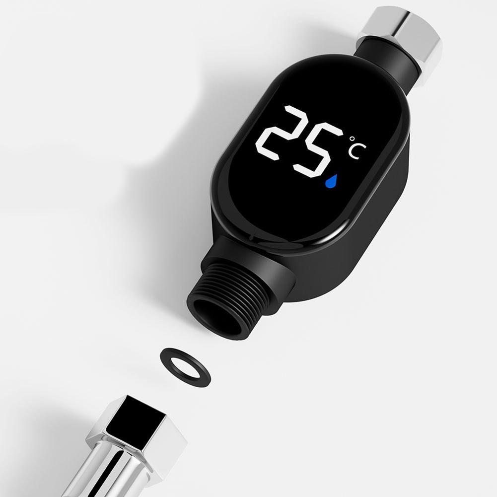 Duschtermometer Vattentät Smart Temperatur Digital Display Krantermometer Badtermometer Mätare Elektriska Tillbehör