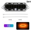 2Pcs Car Solar Charging-Free Anti-Rear Collision And Explosion-Proof Safety Light Motorcycle Brake Tail Light Modified Flash