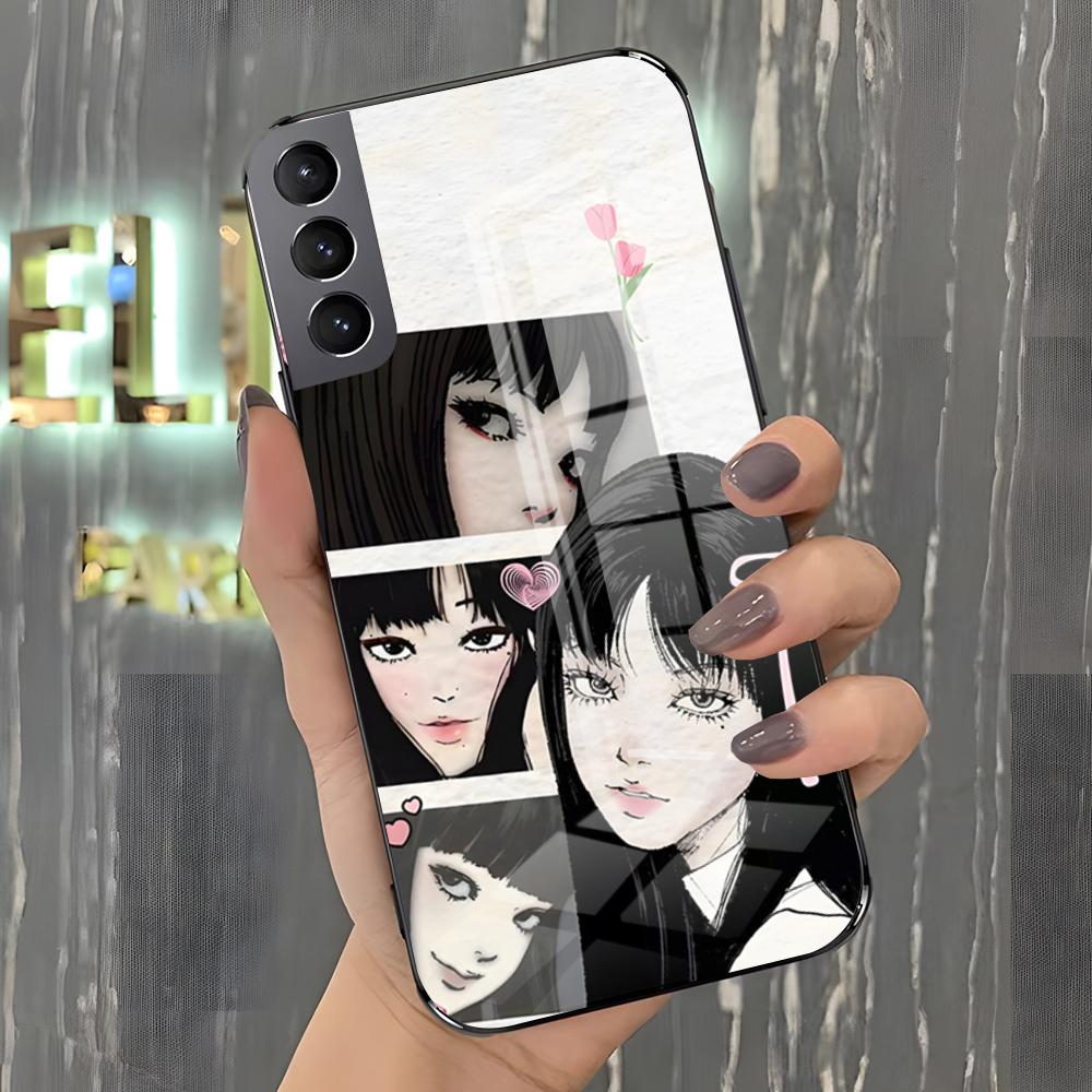 

Аниме Чехол для телефона Томиэ Каваками для Samsung S26 S25 Plus S20 S20 Plus S22 Ultra S23 FE S21 Plus S21 Ultra Стеклянная крышка Samsung S25 Ultra
