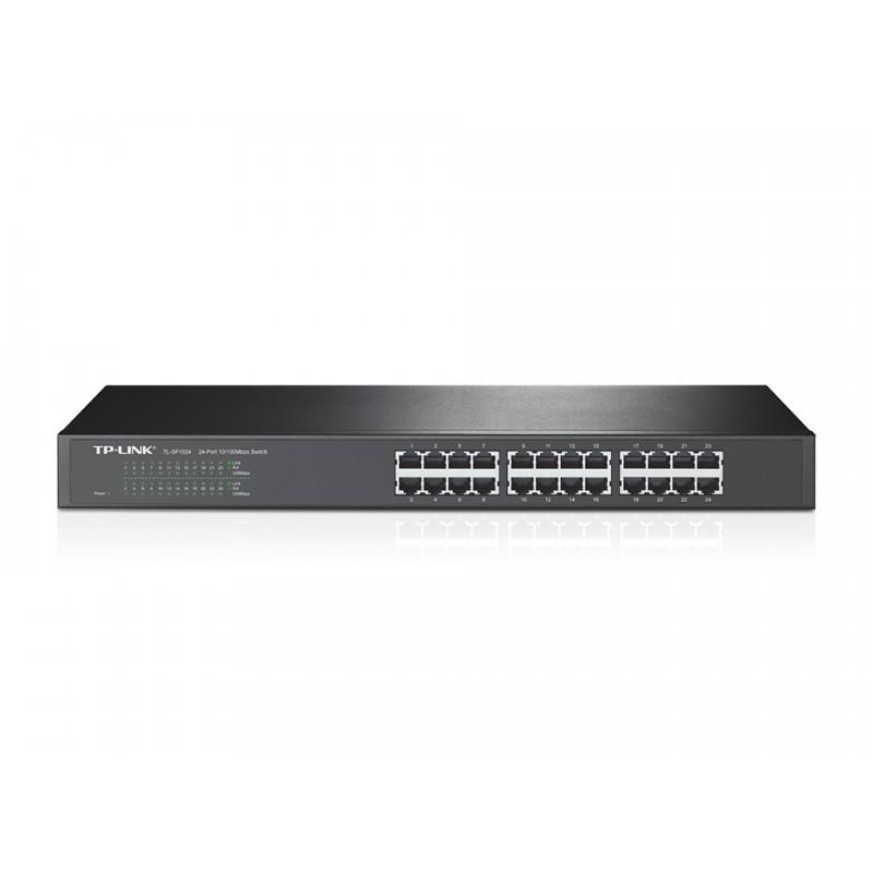 TP-Link Switch para Bastidor - 24 Puertos a 10/100 Mbps - Tecnologia Verde-TL-SF1024