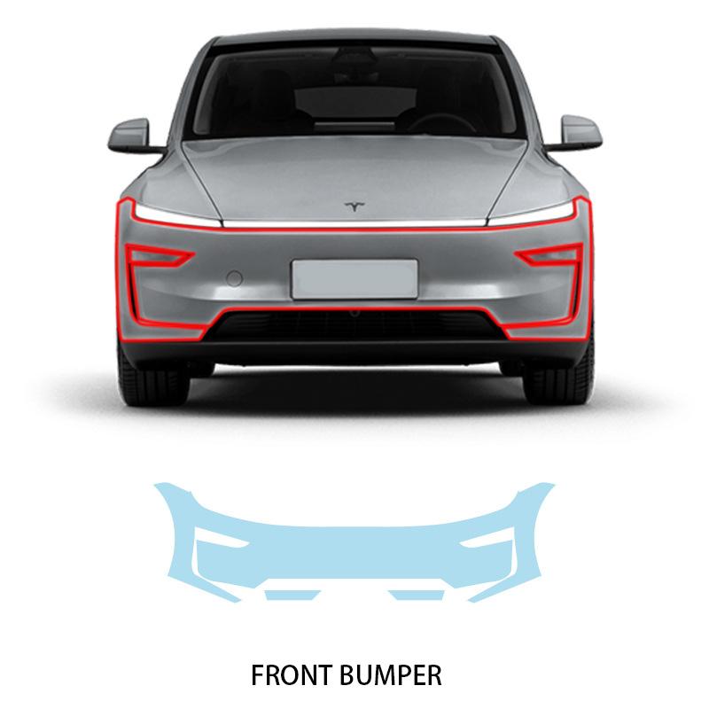 For Tesla Model Y Juniper 2025+ PPF TPU Transparent Body Accessories Styling Pre-Cut Paint Protection Film Car Clear Kit Sticker