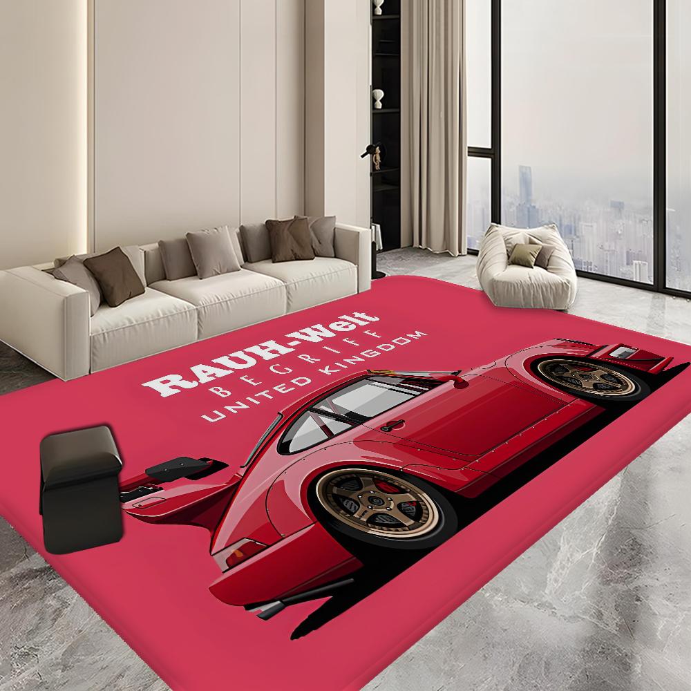 Japan sports car jdm RWB 911 964 933 Painted Door Mat Kids Room Bedroom Decoration Balcony Anti-Slip Doormat Doormat Area Rug