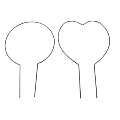 2 pçs Suporte de Arame para Plantas Trepadeiras Ferro Treliça de Jardim Vaso Suporte Rack para Plantas Trepadeiras