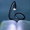 Neck Light Black Dual Color Temperature Eye Caring USB Rechargeable LED Portable Neck Book Light with Brightness   for Reading