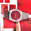 Casio Unisex Liquid Crystal,Analog Dual Display Series Red Watch GA-2100-4A(Watch1--)