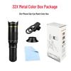 Universal Mobile Telescope Lens: 32X Quick Adjust Zoom Telephoto for Smartphones
