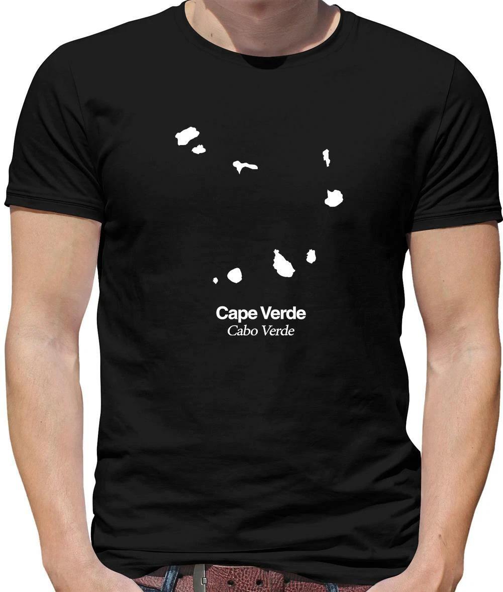 Country Silhouettes Cape Verde Mens T-Shirt - Praia - Africa - Cabo Verde - Gift 4XL