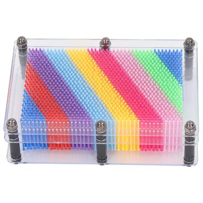 3D Pin Art Board 3D Pin Art Sensory Toy Classic Desktop Novelty Sculpture Impression Needle Art Toy