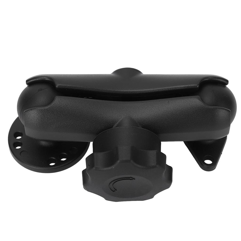 Bras Double Douille Antivol Alliage d'Aluminium avec Adaptateur Boule Taille C 1,5 pouce Double Support à Boule pour Téléphone Tablette Sondeur Camion