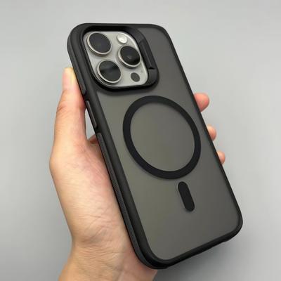 Magnetic Luxury Matte Translucent Armor Shockproof Case for IPhone 15 13 12 11 14 Pro Max Plus for Magsafe Wireless Charge Full Protection Cover