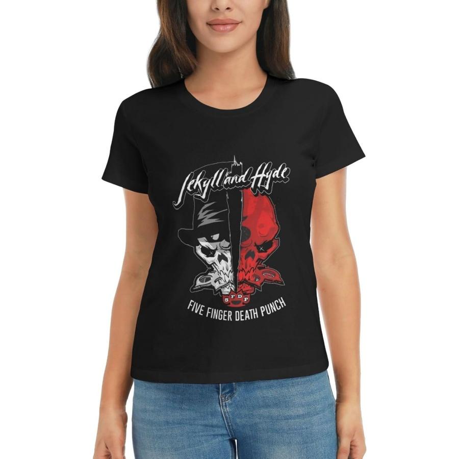 Agrination Magliette da Donna T-Shirt Five Finger Death Punch Estive Casual Manica Corta Girocollo Top Maglietta(13)