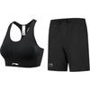 Summer Lightweight Sports Bra Comfortable Shorts Yoga Set Women Activewear LNXY002-1+LNXY407-1