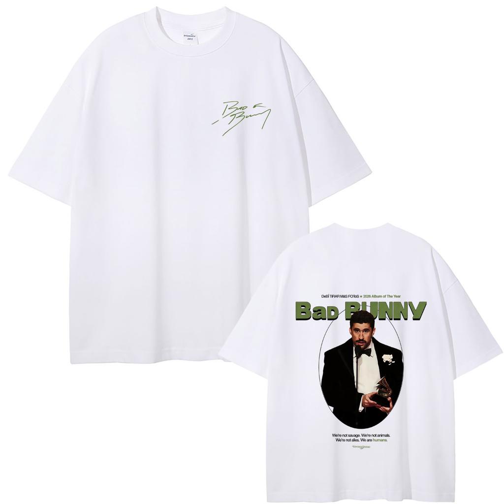 Rapper Bad Bunny Graphic T-shirt Debi Tirar Mas Fotos DTMF World Tour T Shirts Men Women Hip