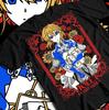 Anime Waifu Violet Evergarden Black Tshirt Dark Anime Streetwear Tshirt