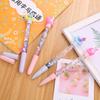 1Pc Kawaii Moon Unicorn Liquid Quicksand Gel Pen Neutral Pen Sequins Decorate Signature Pen School Office Supply Stationery Gift Comfortable Grip