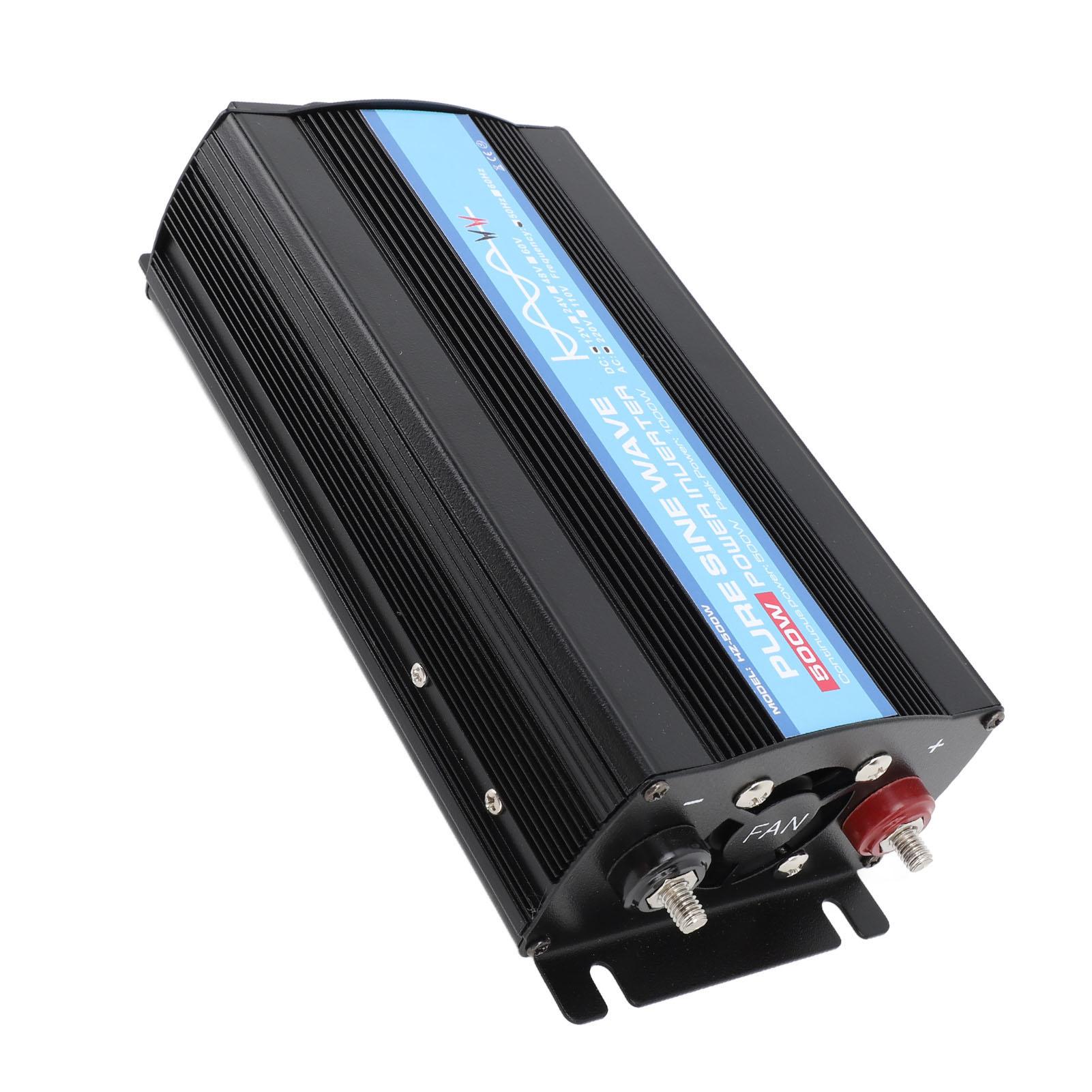 500W Car Power Inverter DC 12V to 110V AC Converter 500 Watt Pure Sine Wave Inverter 500W Car Power Inverter DC 12V to 110V AC Converter for Vehicles