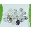 12X15-12X16MM Natural Black Rutile Pear Cabochon Loose Gemstone 18Pcs Lot A-250